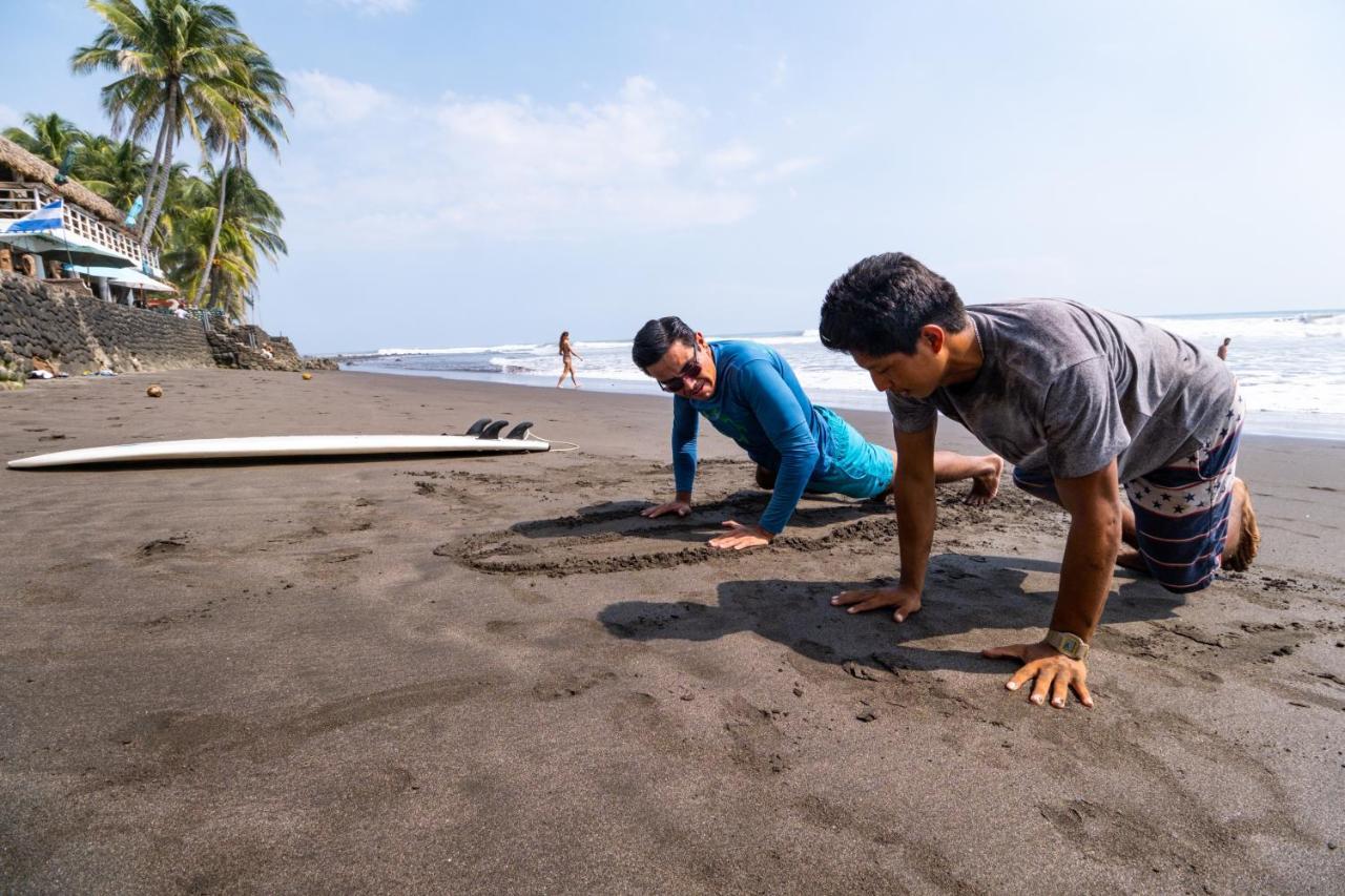 Olas Permanentes El Zonte Ngoại thất bức ảnh